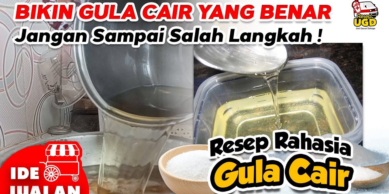 Tips Membuat Gula Cair Anti Kristal, Cocok Untuk Dessert