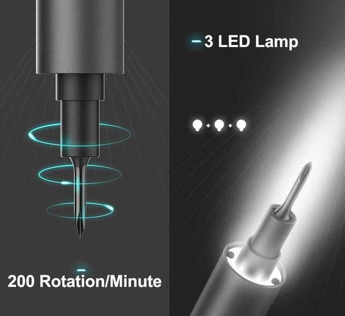 Detail Makin Terlihat! Xiaomi Wowstick 1F+ Tiga Lampu LED